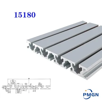 1 ADET 15180 Alüminyum Profil Ekstrüzyon 6063-T5 100mm ila 1000mm Uzunluk CNC Parçaları Eloksal Lineer Ray CNC 3D Yazıcı Tezgah