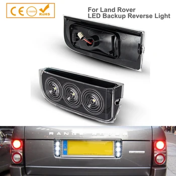2 Adet Canbus Arka LED Yedekleme Ters İşıklar Ters Plaka Lambaları Land Rover Range Rover İçin L322 2003-2012 Araba-Styling