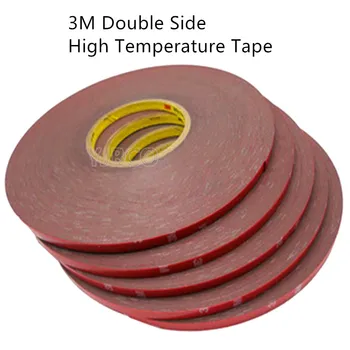 33 M / grup 3M Çift Taraflı Yüksek Sıcaklık Bandı Süper Güçlü köpük yapıştırıcı İki Yüz 5/8/10 / 12mm Otomobiller İçin Araba/Ev dekoru
