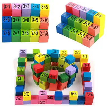Bebek Ahşap Oyuncaklar 99 Çarpım Tablosu Matematik Oyuncak Figürü Blokları Bebek Öğrenmek Eğitim Montessori Hediyeler Çocuk Oyuncakları Yeni