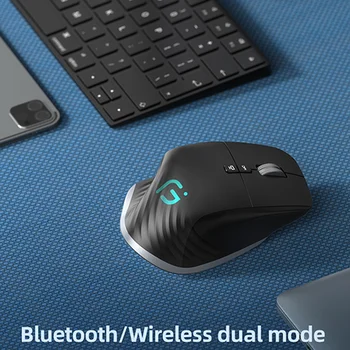 C tipi Kablosuz Fare Şarj Edilebilir Bluetooth Sessiz Ergonomik Bilgisayar DPI Up 4000 Tablet Macbook Dizüstü PC İçin Oyun Ofis