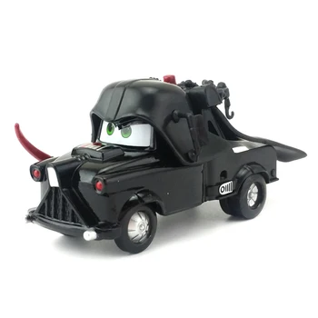 Disney Pixar Arabalar Aydınlatma McQueen Siyah Samurai Malzeme Diecast Metal Oyuncak Model Araba Jackson Fırtına doğum günü hediyesi Oyuncaklar Çocuklar Için