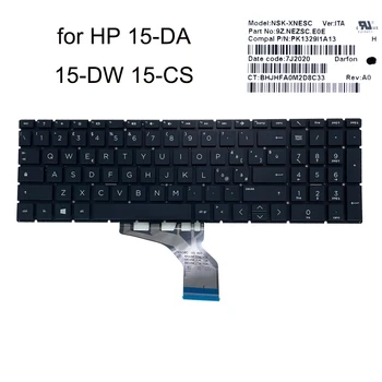 Dizüstü bilgisayarlar İtalyan klavye arkadan aydınlatmalı HP Pavilion 15-DA 15-DW 15-CS CW 17-17-CA 16-A TPN C135 Euro keycaps arkadan aydınlatmalı klavyeler