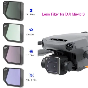 DJI Mavic 3 Kamera Lens Filtre CPL / UV / VND Filtreler NDPL 8 16 32 64 ND Yıldız Gece filtre kiti DJI Mavic 3 Drone Aksesuarları