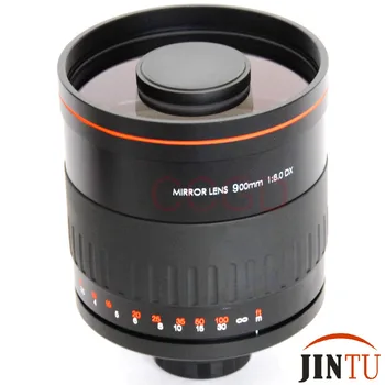 JINTU 900mm f / 8.0 Ayna Profesyonel Telefoto Manuel Kamera nikon için lens D3500 D3200 D3400 D7500 D7100 D7200 D5500 D90 Kamera