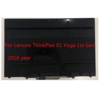 Lenovo ThinkPad için X1 Yoga 1st Gen LP140QH1-SPE3 FRU: 01AY702 14 İnç WQHD lcd ekran dokunmatik ekranlı sayısallaştırıcı grup 2560x1440