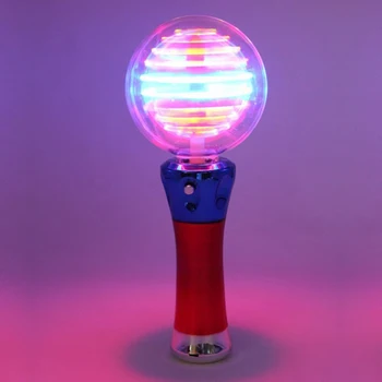 Light Up Sihirli Top Oyuncak Değnek Çocuklar için Sopa Yanıp Sönen LED Değnek Topu Performans Prop Oyuncak Çocuklar için Erkek Kız doğum günü hediyesi Oyuncaklar