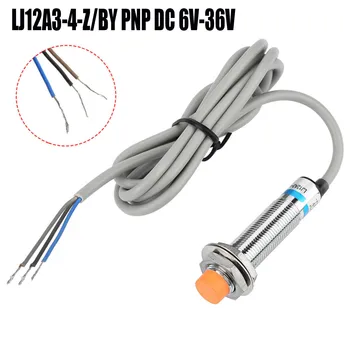 LJ12A3-4-Z/Endüktif yakınlık sensörü Anahtarı PNP DC 6 V-36 V LED Göstergesi 3-wire Sistemi Takım Tezgahı Sanayi Frekans
