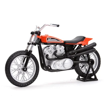 Maisto 1: 18 Harley-Davidson 1972 XR750 Yarış Bisikleti Döküm Araçları Koleksiyon Hobiler Motosiklet Model Oyuncaklar