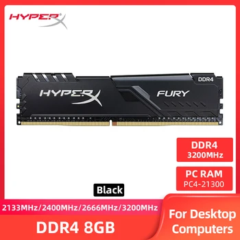 Memoria RAM DDR4 8 GB 3200 MHz 2133 MHz 2400 MHz 2666 MHz Bellek DIMM PC4-25600 21300 19200 17000 288Pin 1.2 V DDR4 RAM HyperX ÖFKE
