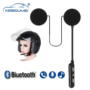 Motorlu Kask Kulaklık Bluetooth V5. 0 Motosiklet Kablosuz Stereo Kulaklık Hoparlör Desteği Otomatik Cevap Handsfree Çağrı Mic