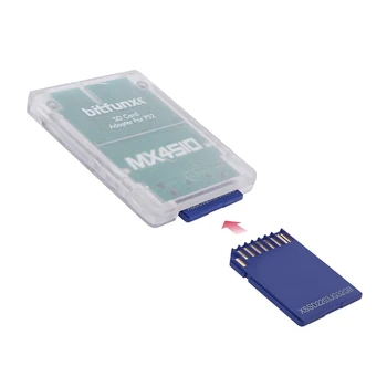 MX4SIO SIO2SD SD Kart Adaptörü PS2 Oyun Konsolları Şeffaf Kabuk kart okuyucu SD / TF Adaptörü Hafıza Kartı Programı Oyun Kartı