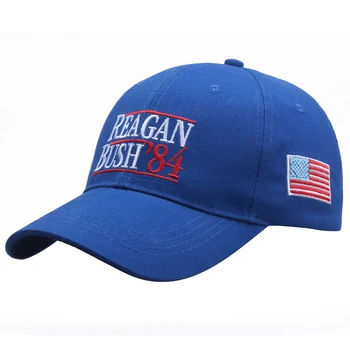 [SMOLDER] Yeni Tasarım İşlemeli REAGAN BUSH 84 Unisex Baba Şapka Beyzbol Kapaklar Snapback Kap Gorras