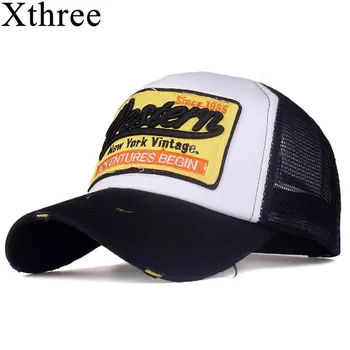 [Xthree] yaz snapback şapka beyzbol şapkası file şapka ucuz kap casquette kemik şapka erkekler kadınlar için rahat gorras