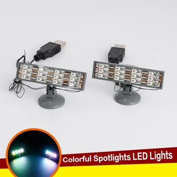 Yapı taşları Evrensel DIY LED Aydınlatma Tuğla Kiti MOC Oyuncak Tuğla Oyuncak USB Portu ile Renkli Aydınlatma Kiti